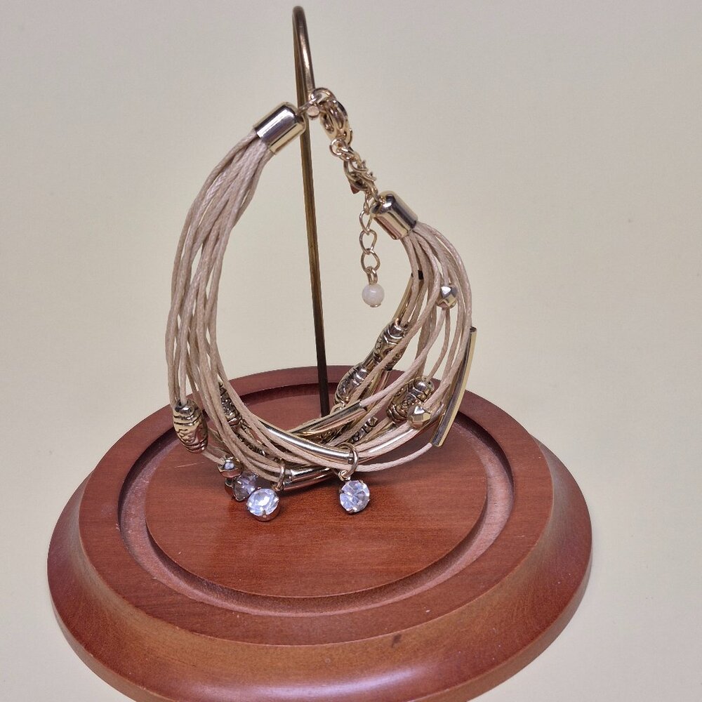 AVON Tan/Gold Bracelet